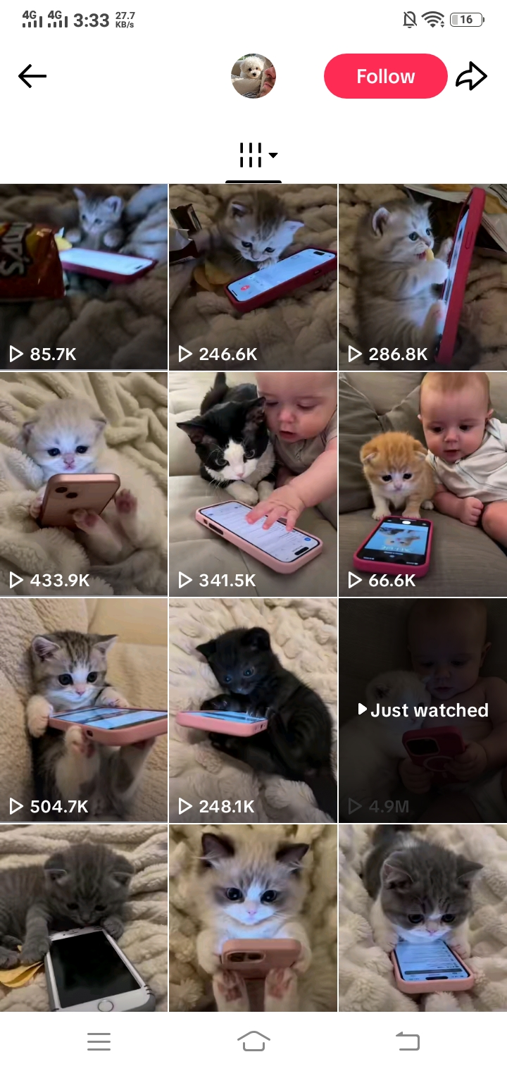 Babby and cat (funny)